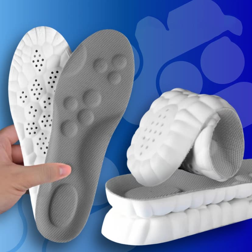 Skoinlägg med 4D-stötdämpning